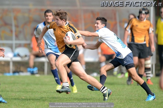 2014-09-28 Ambrosiana Rugby Milano U18-CUS Brescia 312